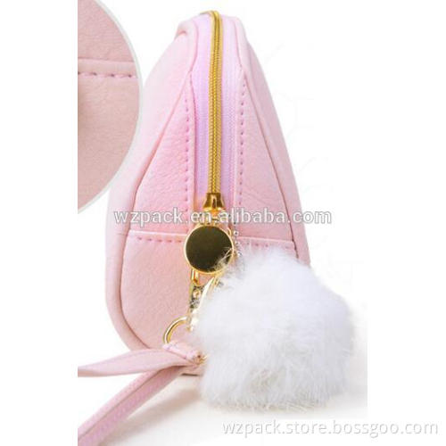 New Style Popular korean style PU mini makeup bag with zipper